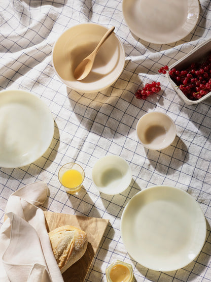 Milk Glass Plate - Vanilla