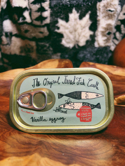 Tinned Fish Candle - Vanilla Eggnog