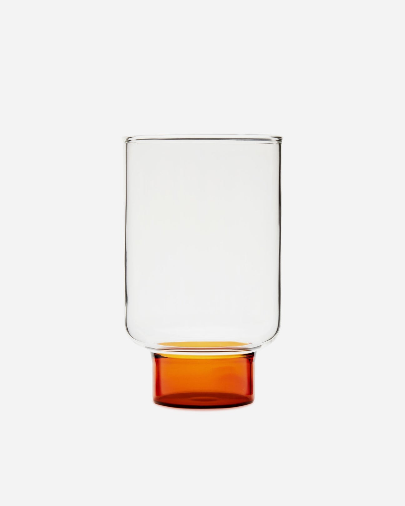 Aita Tall Boro Glass  - Amber Base