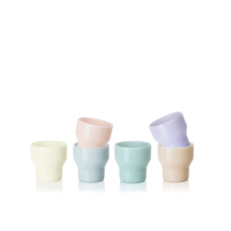 Milk Glass Tumbler - Minty Haze